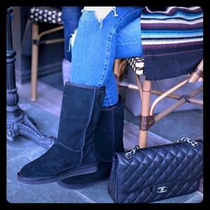 Kookaburra by Ugg Black Fur Boots super cozy